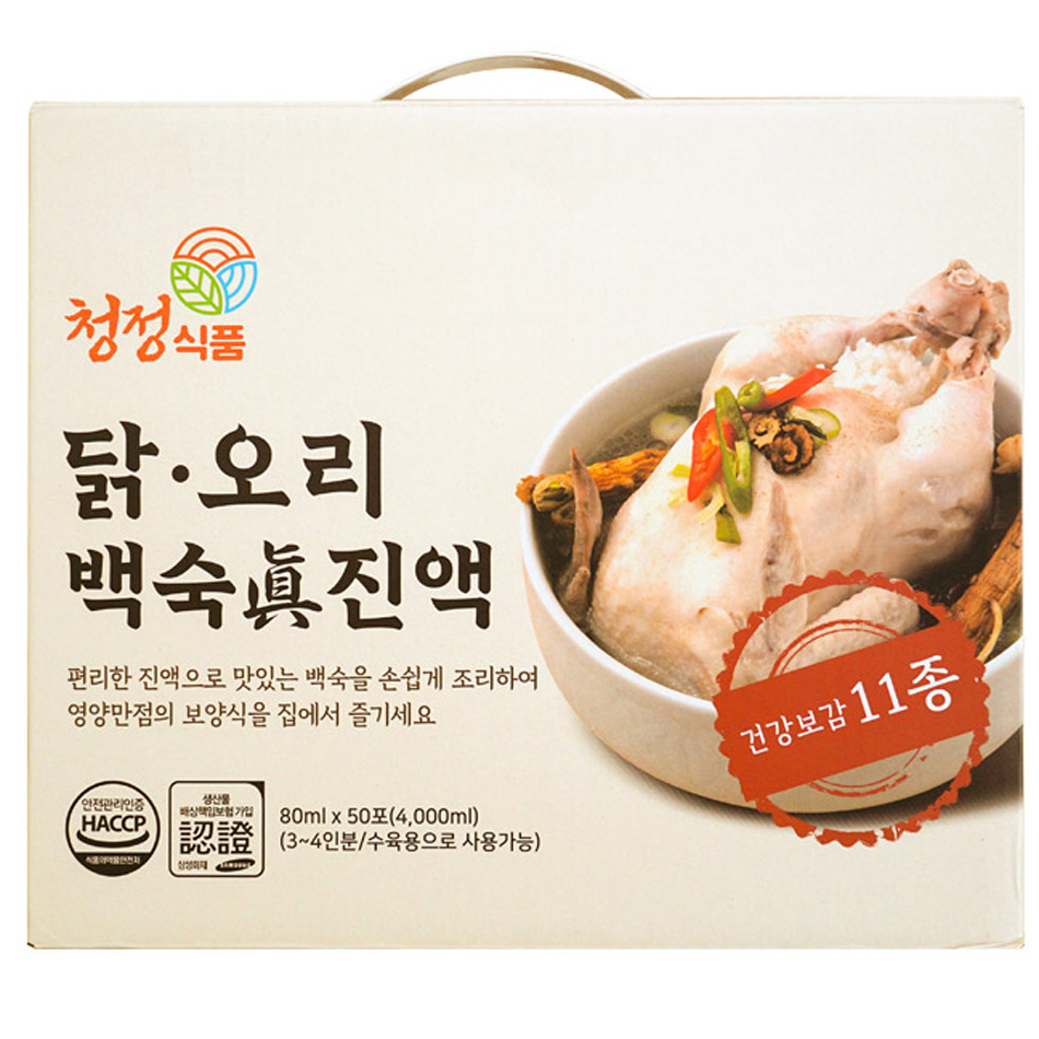 청명 닭오리백숙진액(80ml)