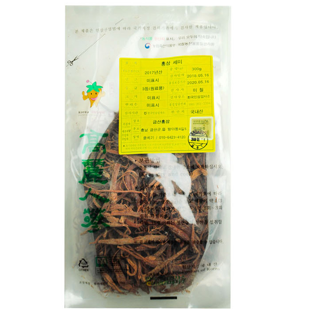 청명 홍삼세미 / 국내산 (300g)